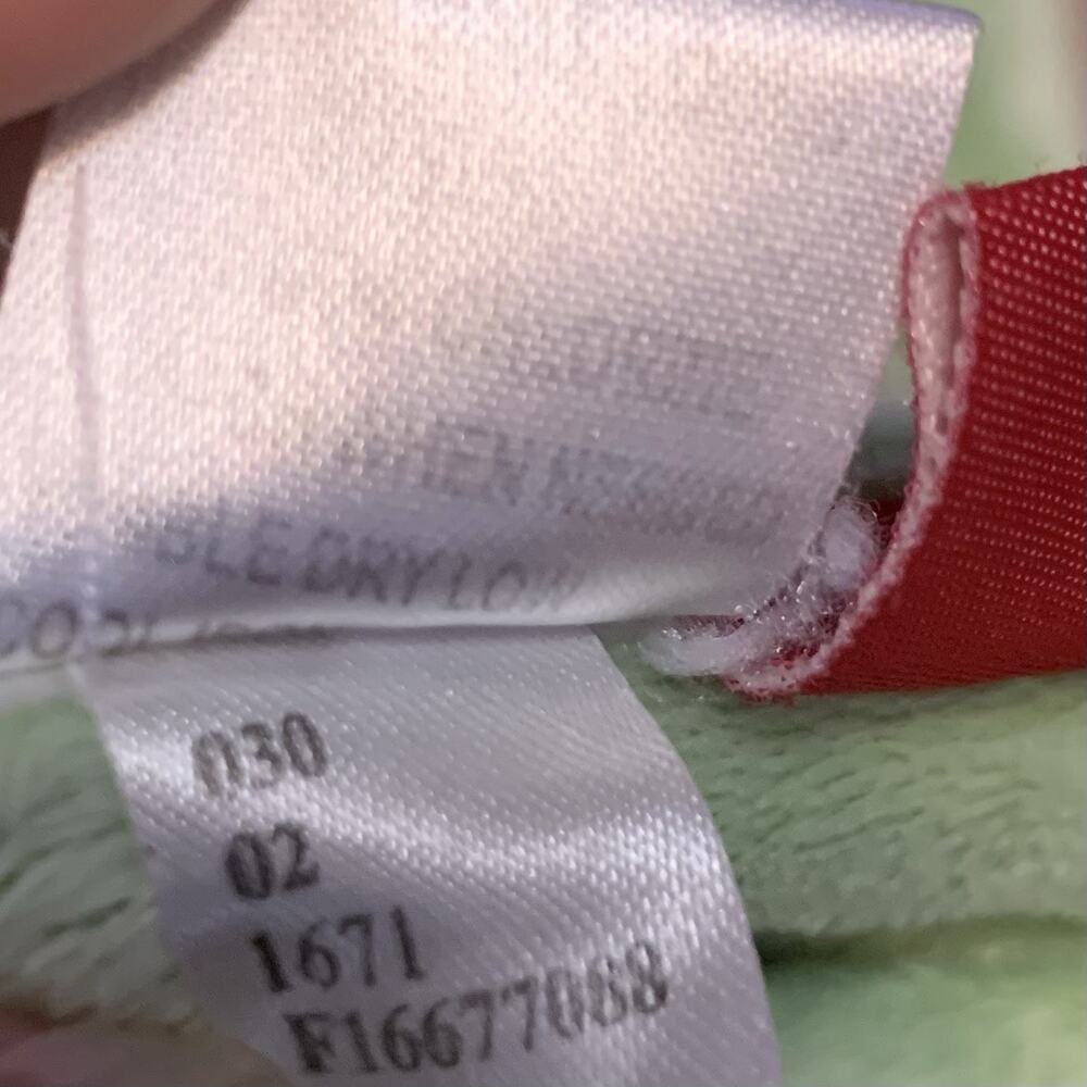 Limited Edition Amy Coe Green Elephant Minky Patchwork Baby Blanket 30x40 - Picture 8 of 9